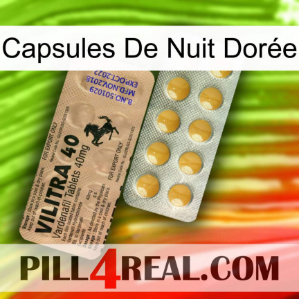Capsules De Nuit Dorée 41